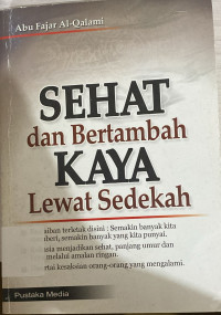Sehat Dan Bertambah Kaya lewat Sedekah